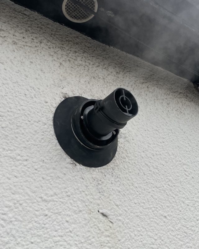 New flue fit to building regulations